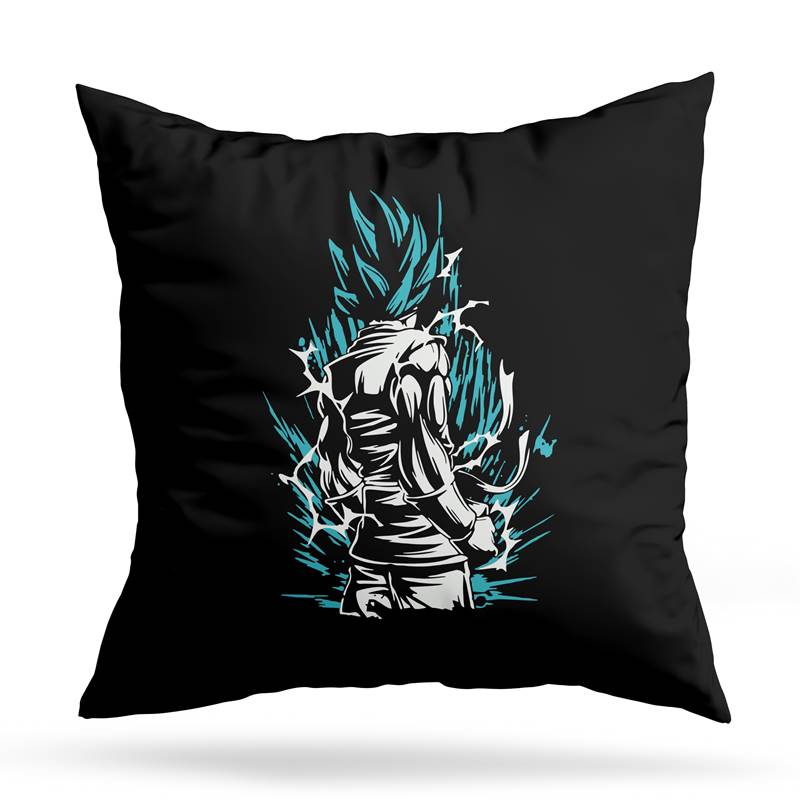 Cojin Deco Goku Blue (D1448 Boleto.Store)