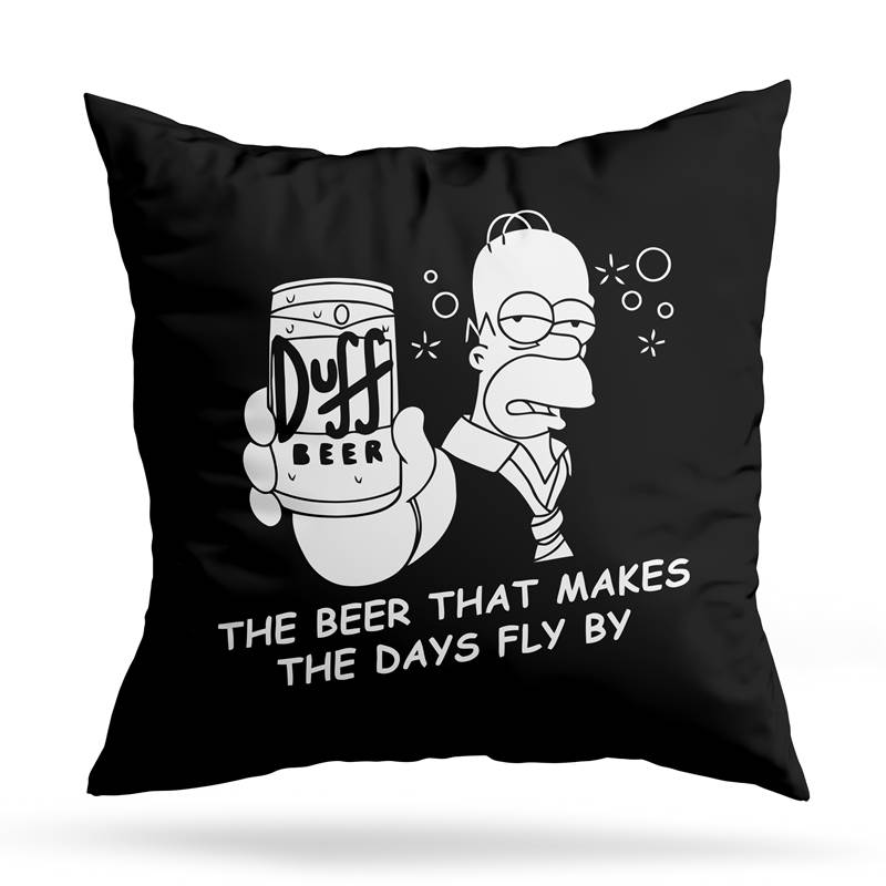 Cojin Deco Homero Cerveza (D1540 Boleto.Store)