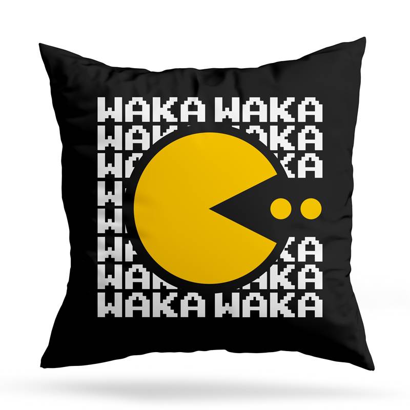 Cojin Deco Waka Waka Pacman (D1557 Boleto.Store)