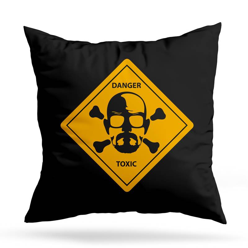 Cojin Deco Danger Toxic (D1630 Boleto.Store)