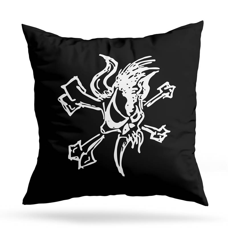 Cojin Deco Metallica Bones (D1639 Boleto.Store)