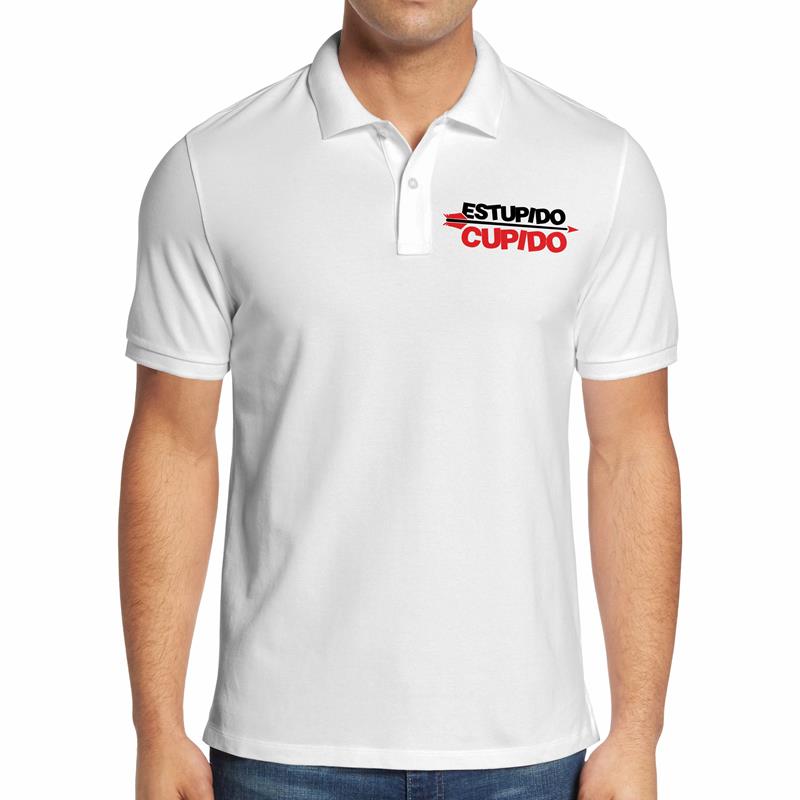 Polo Pique Varon Cupido, Cupido, Cupido… (D0026 Boleto.Store)