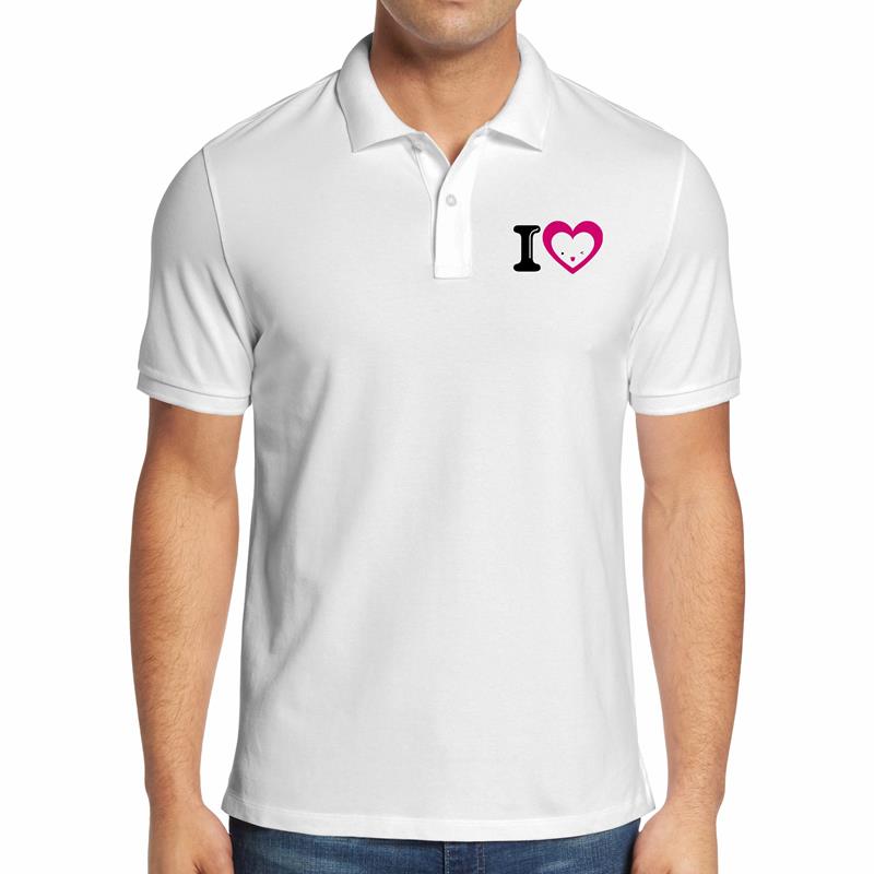 Polo Pique Varon Cara Corazon (D0031 Boleto.Store)