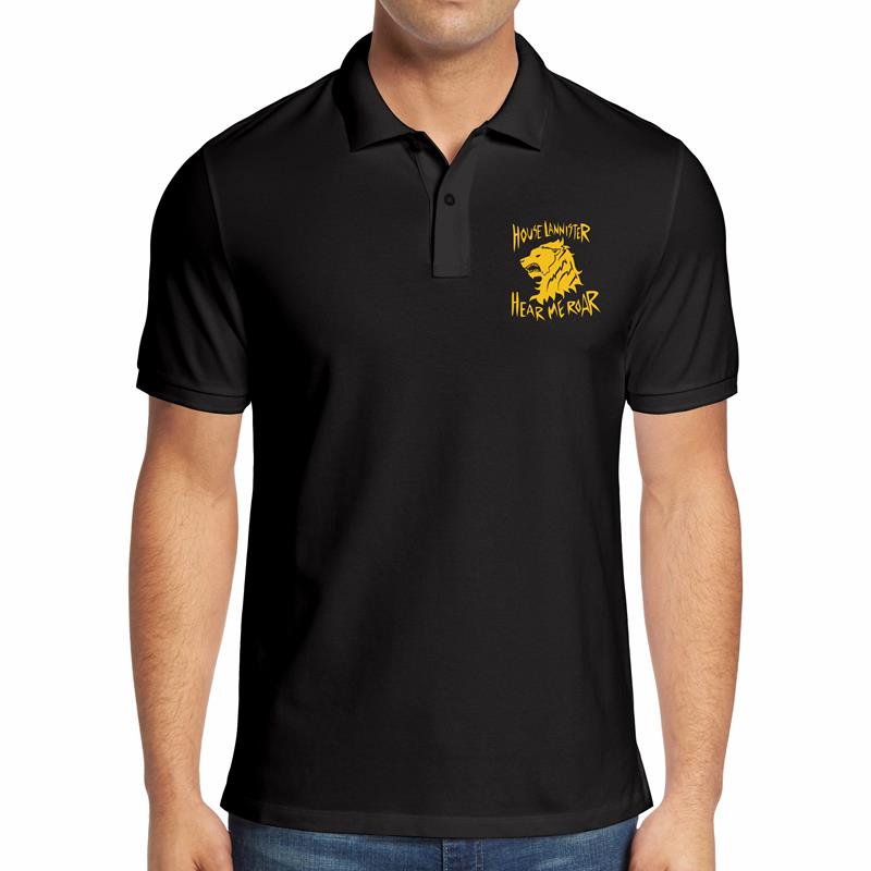 Polo Pique Varon House Lannister Leon (D1469 Boleto.Store)