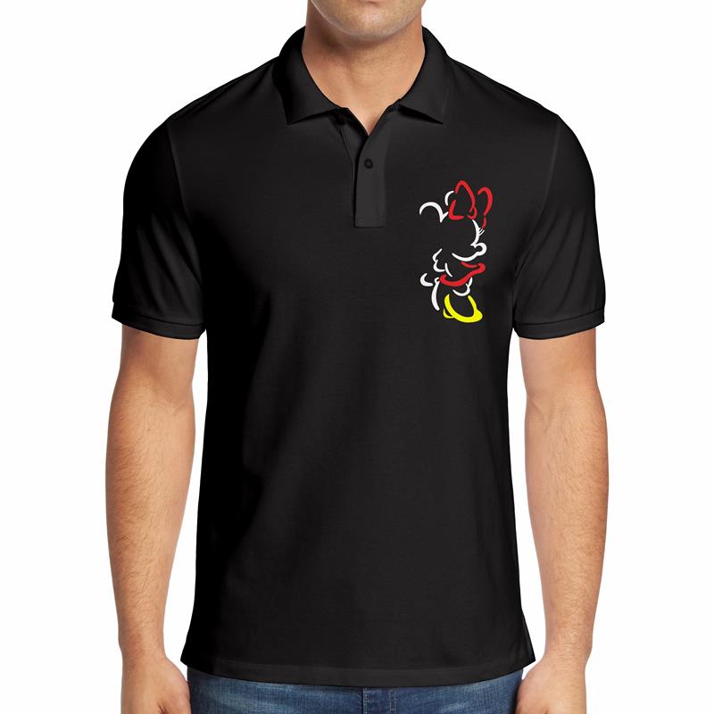 Polo Pique Varon Minnie Silueta (D1641 Boleto.Store)