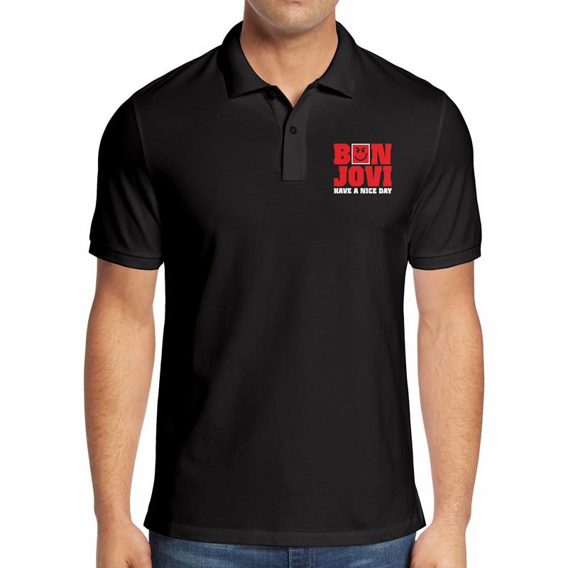 Polo Pique Varon Bon Jovi Nice Day (D1656 Boleto.Store)