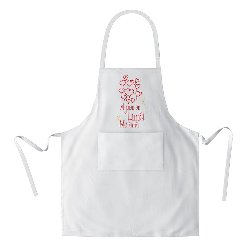 Mandil Alguien En Lima Me Ama (D0024 Boleto.Store)