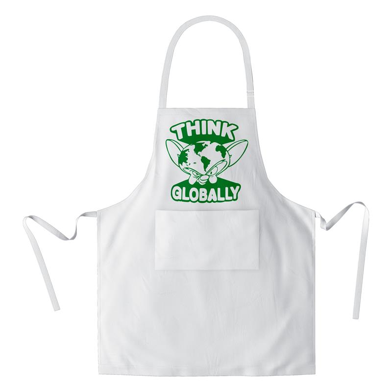 Mandil Think Globally (D0046 Boleto.Store)
