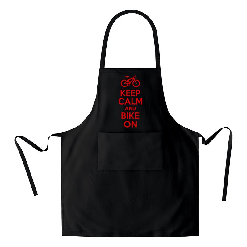 Mandil Keep Calm And Bike On (D1161 Boleto.Store)
