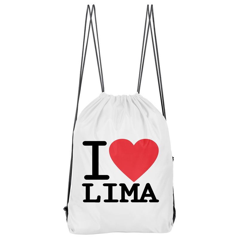 Bolso Deportivo Yo Amo Lima (D0004 Boleto.Store)