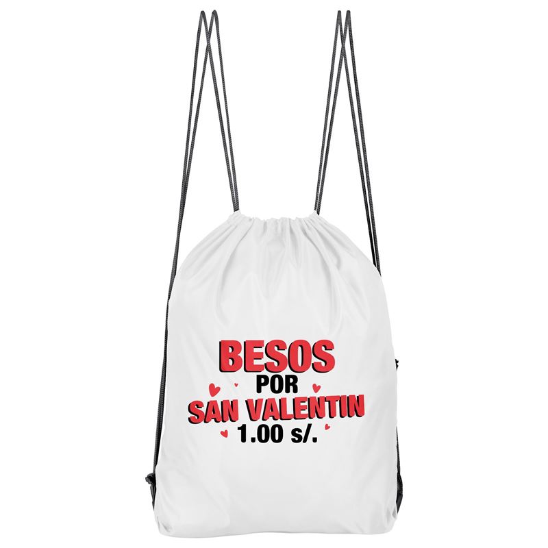 Bolso Deportivo Besos Por San Valentin (D0025 Boleto.Store)