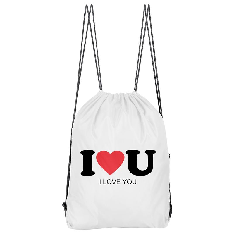 Bolso Deportivo I Love You (D0028 Boleto.Store)