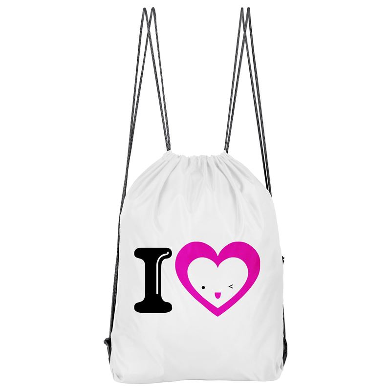 Bolso Deportivo Cara Corazon (D0031 Boleto.Store)