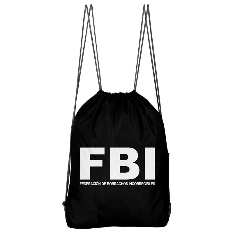 Bolso Deportivo Fbi-Borrachos Incorregibles (D0057 Boleto.Store)