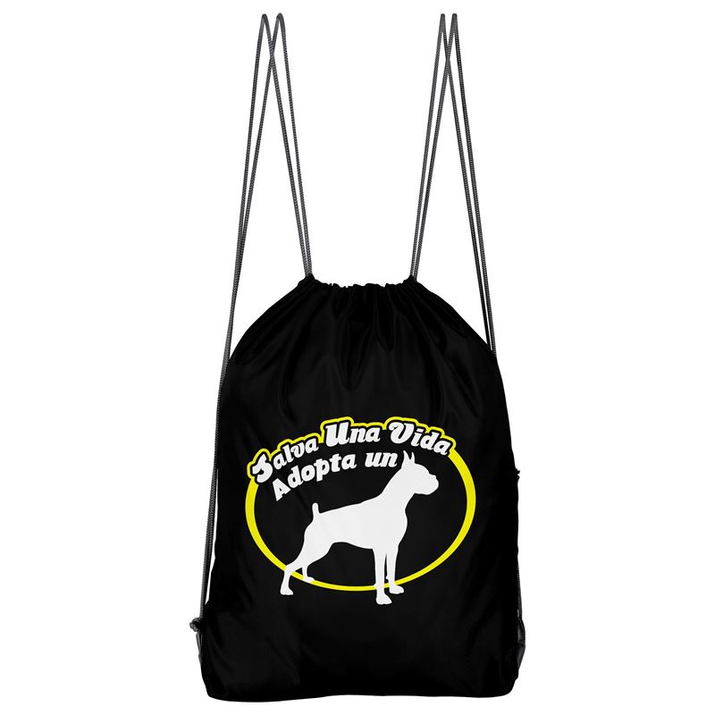 Bolso Deportivo Salva Una Vida Adopta (D0198 Boleto.Store)