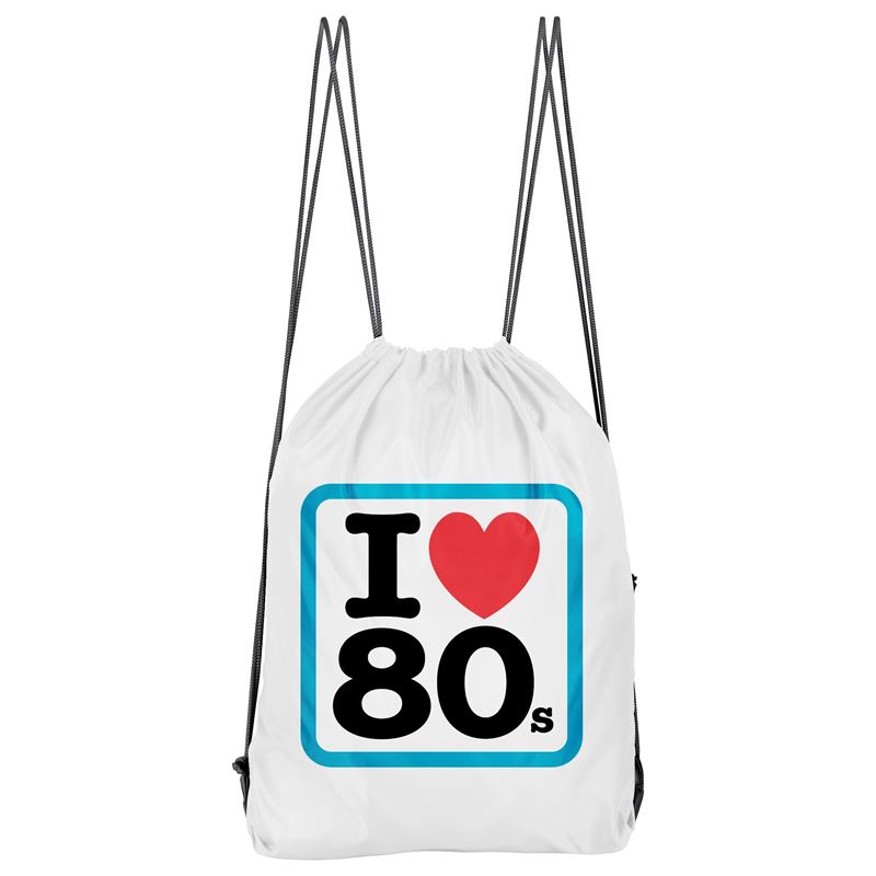 Bolso Deportivo I Love 80S (D0405 Boleto.Store)