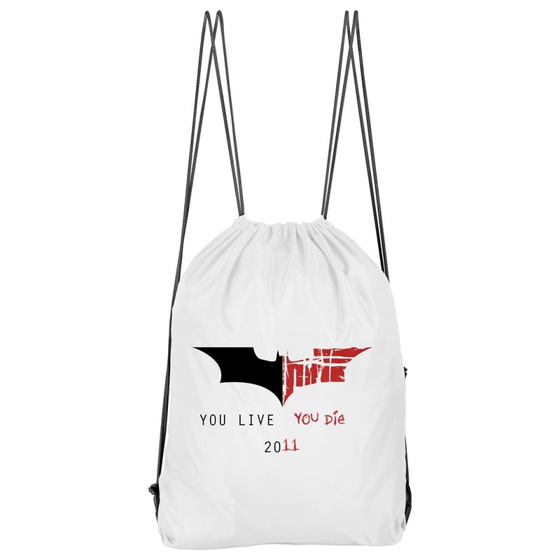 Bolso Deportivo You Live You Die (Batman) (D0551 Boleto.Store)