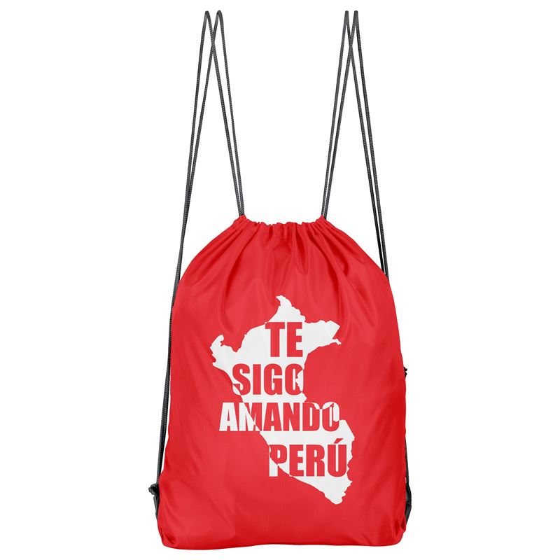 Bolso Deportivo Te Sigo Amando Peru (D0641 Boleto.Store)