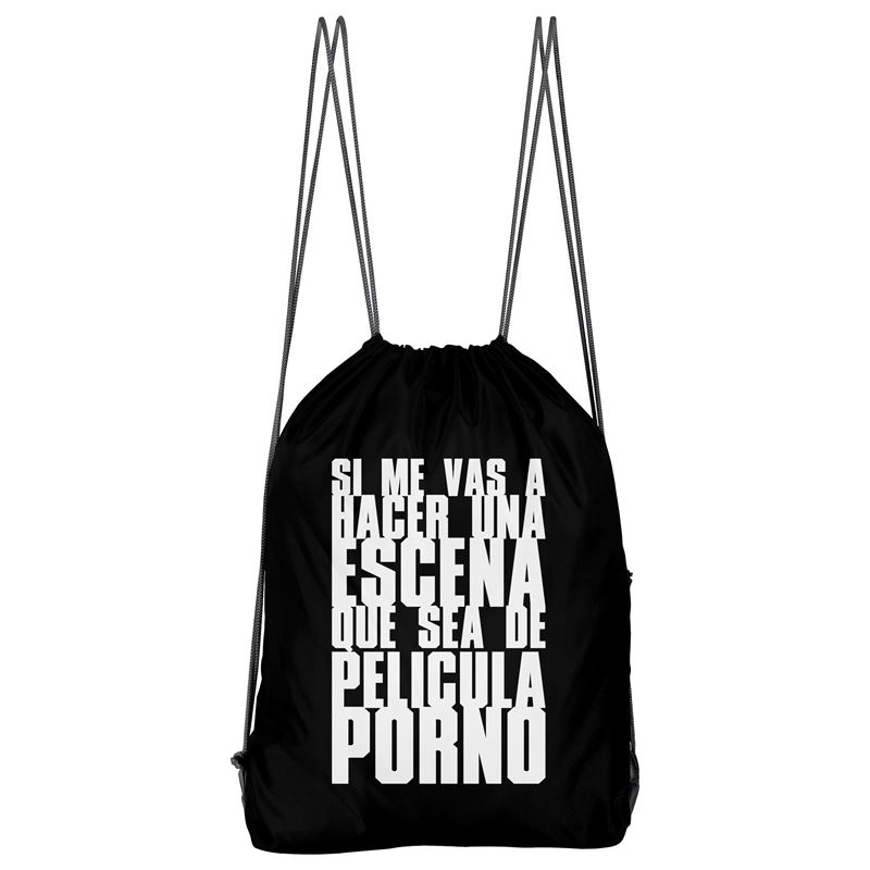 Bolso Deportivo Si Me Vas A Hacer Una Escena (D0743 Boleto.Store)