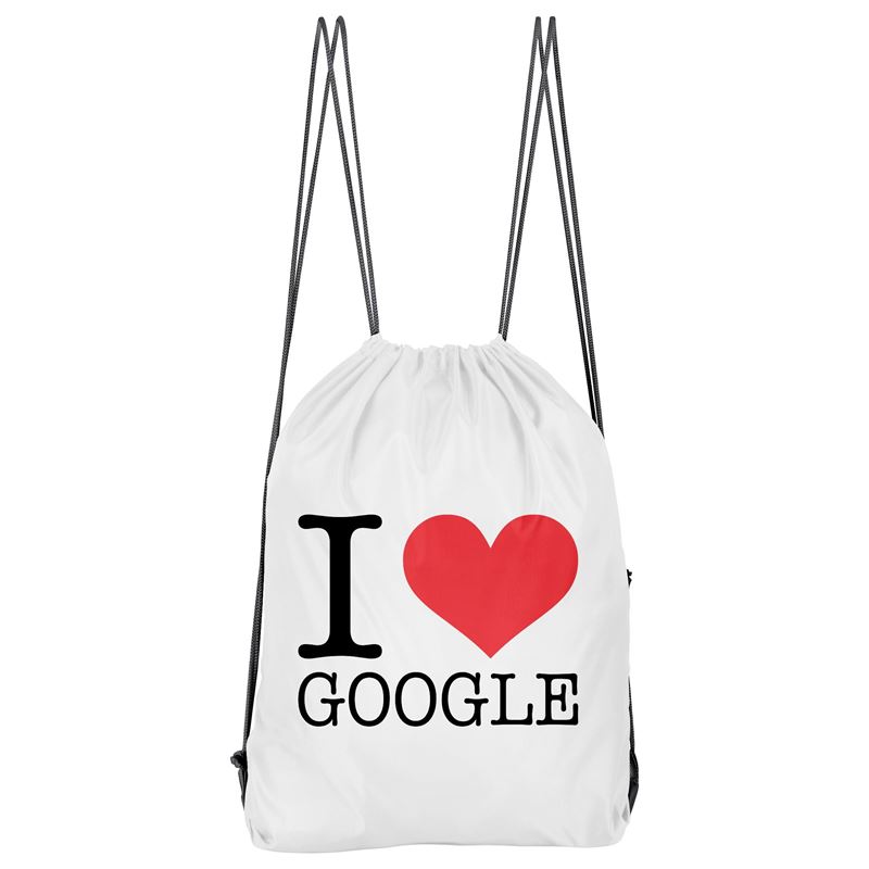 Bolso Deportivo I Love Google (D0803 Boleto.Store)