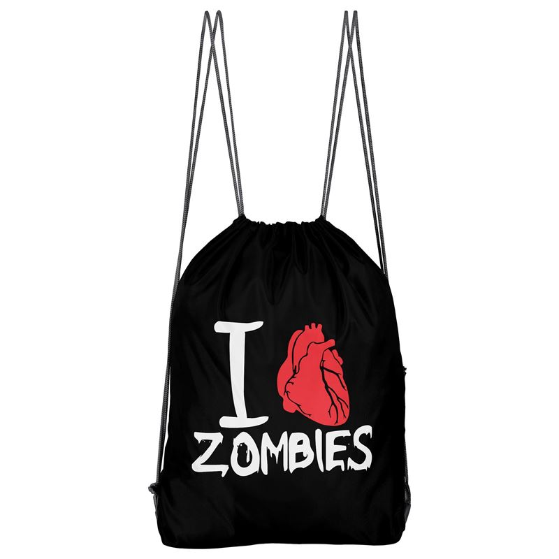 Bolso Deportivo I Love Zombies (D0894 Boleto.Store)
