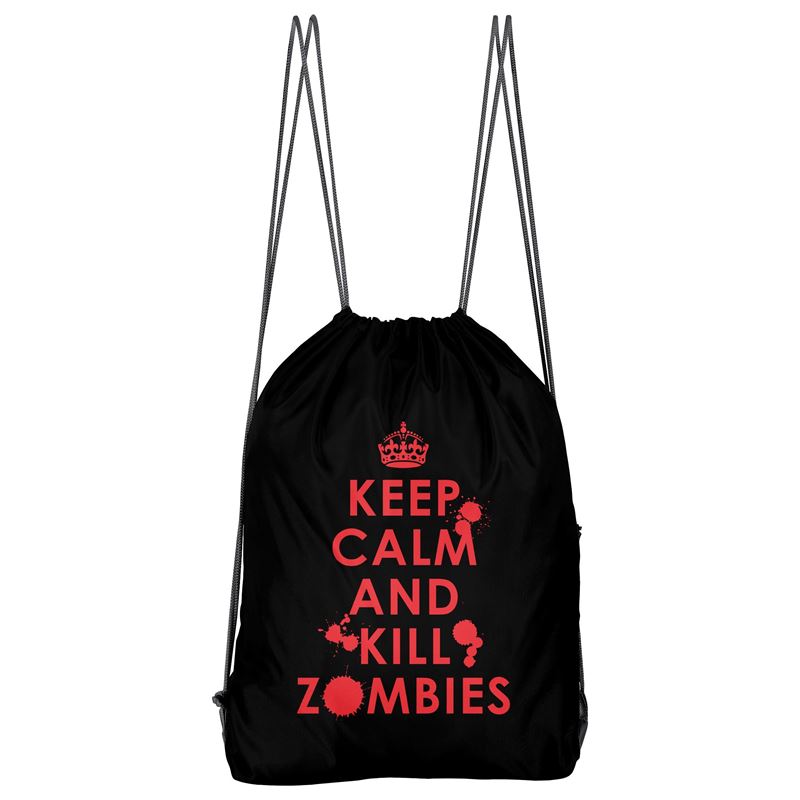 Bolso Deportivo Keep Calm And Kill Zombies (D0895 Boleto.Store)