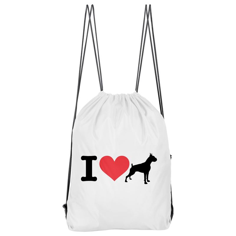 Bolso Deportivo I Love My Boxer (D0984 Boleto.Store)