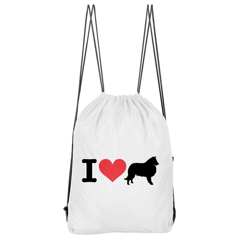 Bolso Deportivo I Love My Collie (D0991 Boleto.Store)