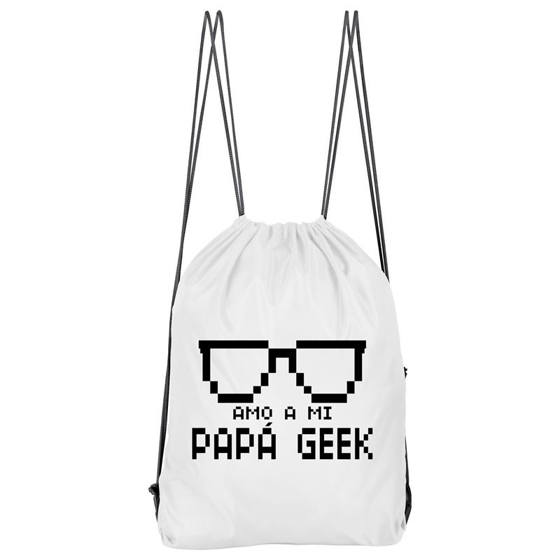 Bolso Deportivo Amo A Mi Papá Geek (D1115 Boleto.Store)