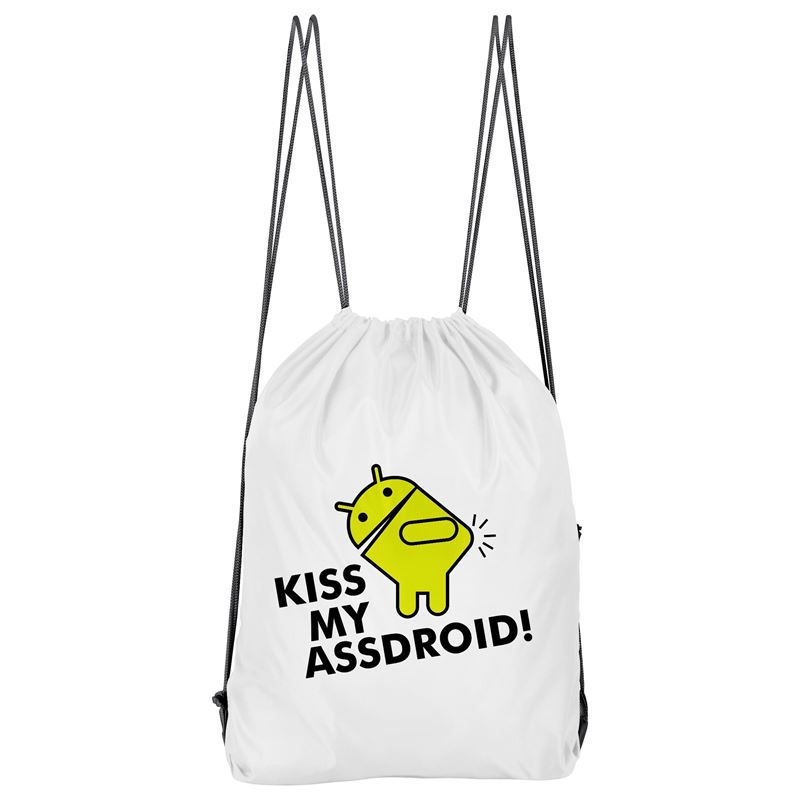 Bolso Deportivo Kiss My Assdroid (D1223 Boleto.Store)