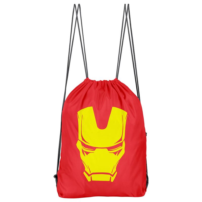 Bolso Deportivo Iron Man Face (D1371 Boleto.Store)