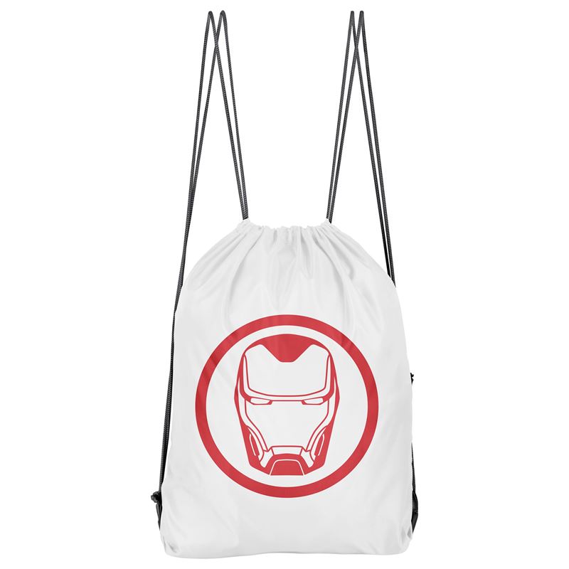 Bolso Deportivo Iron Man Face 2 (D1453 Boleto.Store)