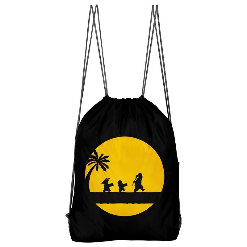 Bolso Deportivo Dragon Ball Silueta (D1515 Boleto.Store)