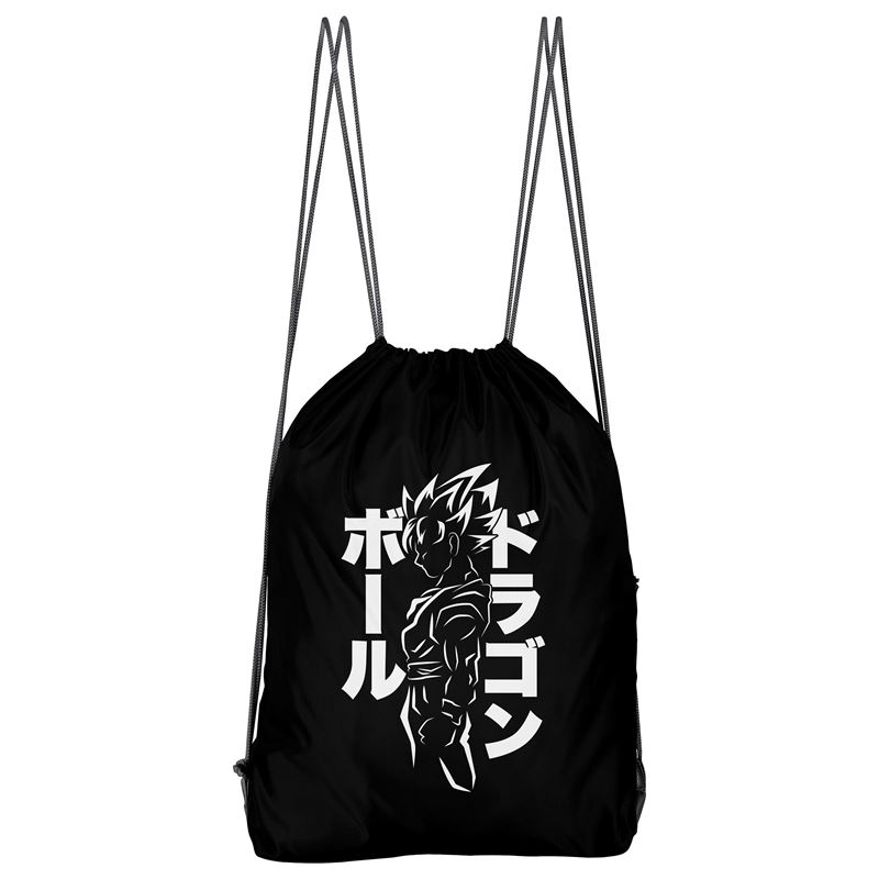 Bolso Deportivo Goku White Perfil (D1539 Boleto.Store)