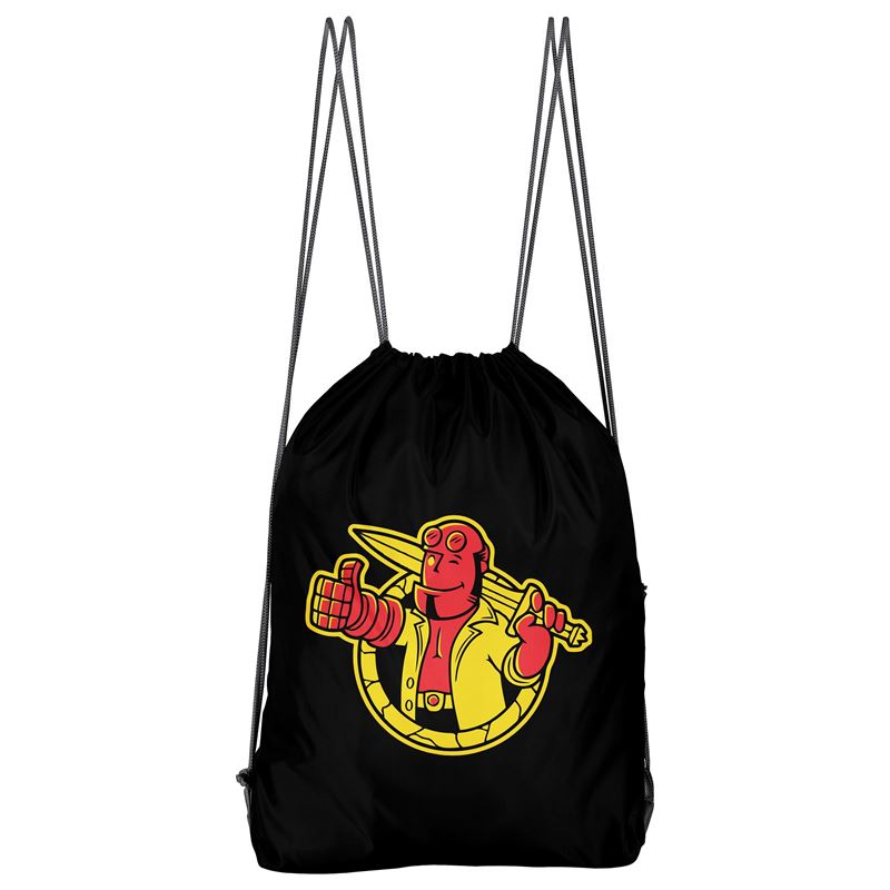 Bolso Deportivo Hellboy Dibujo (D1544 Boleto.Store)