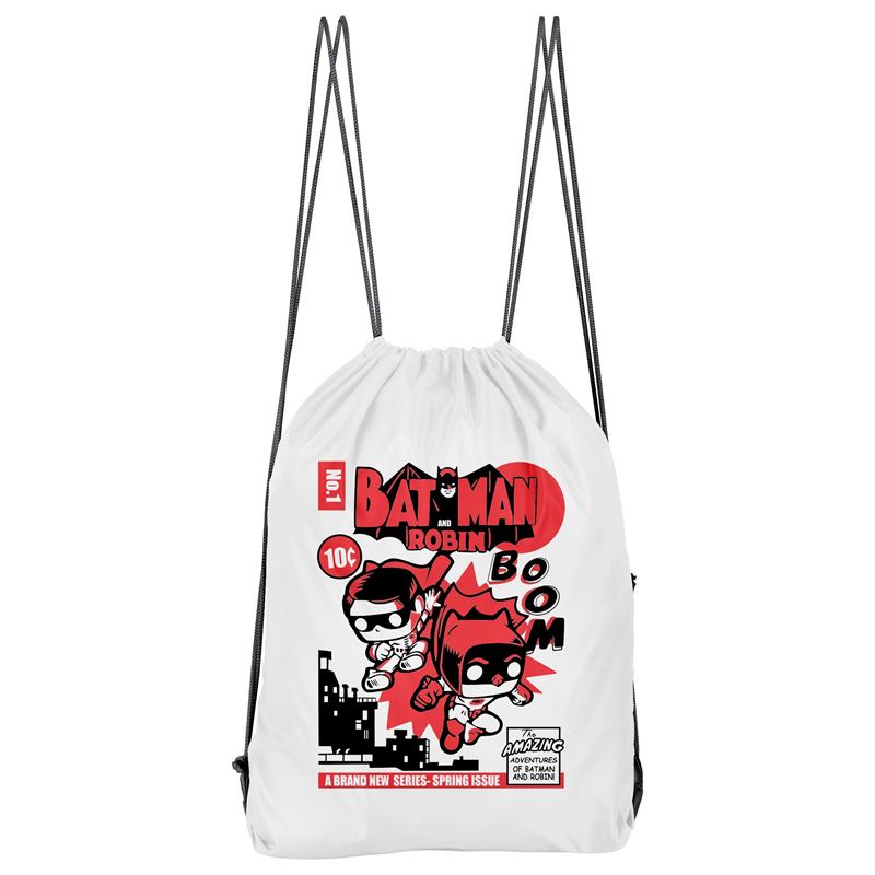 Bolso Deportivo Batman Y Robin Dibujo (D1574 Boleto.Store)