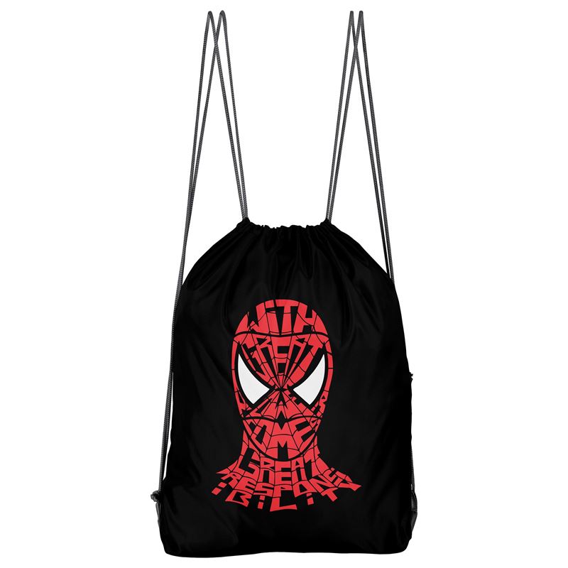 Bolso Deportivo Spider Texto (D1640 Boleto.Store)