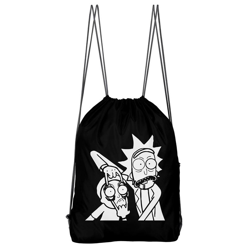 Bolso Deportivo Rick Y Morty White (D1659 Boleto.Store)