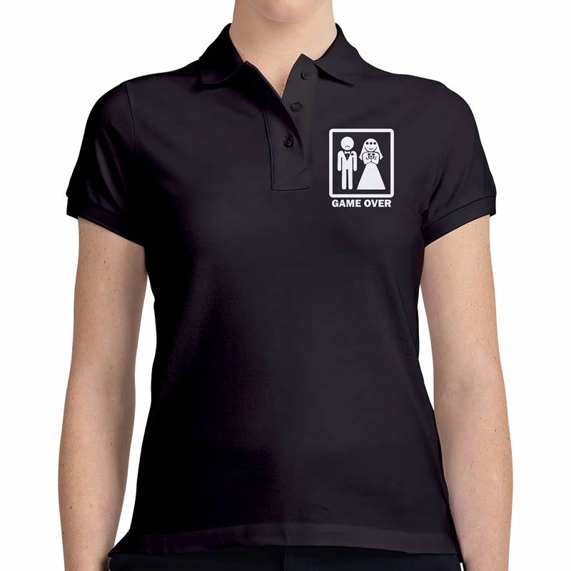 Polo Pique Dama Game Over (D0014 Boleto.Store)