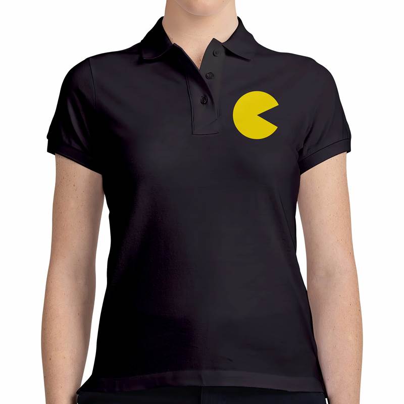 Polo Pique Dama Pacman (D0041 Boleto.Store)