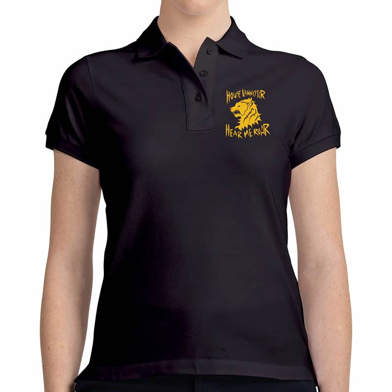 Polo Pique Dama House Lannister Leon (D1469 Boleto.Store)