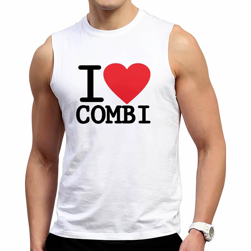 Polo Varon Manga Cero  I Love Combi (D0015 Boleto.Store)