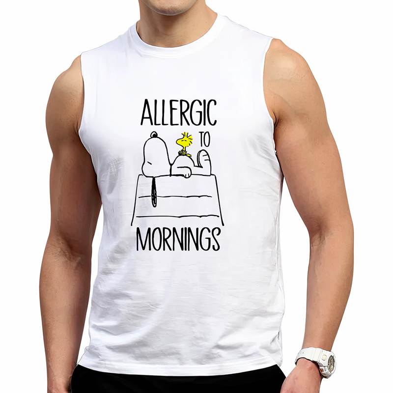 Polo Varon Manga Cero  Allergic To Morning (D1701 Boleto.Store)