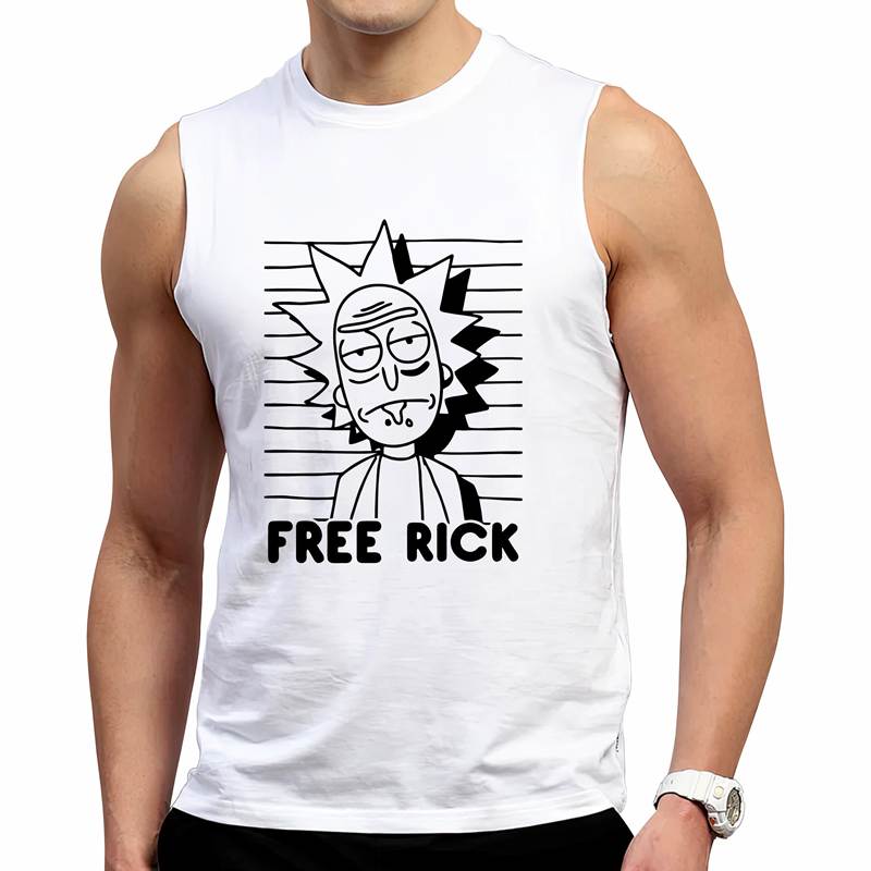 Polo Varon Manga Cero  Free Rick (D1703 Boleto.Store)