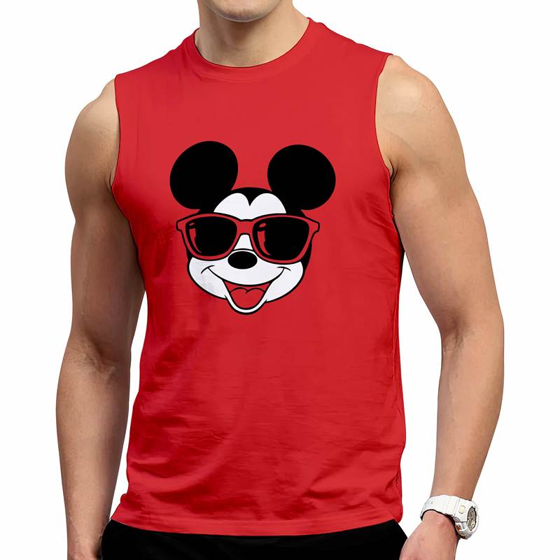 Polo Varon Manga Cero  Mickey Lentes (D1704 Boleto.Store)