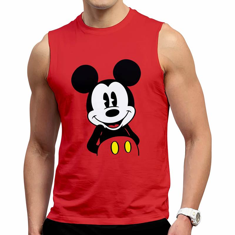 Polo Varon Manga Cero  Mickey Alegre (D1705 Boleto.Store)