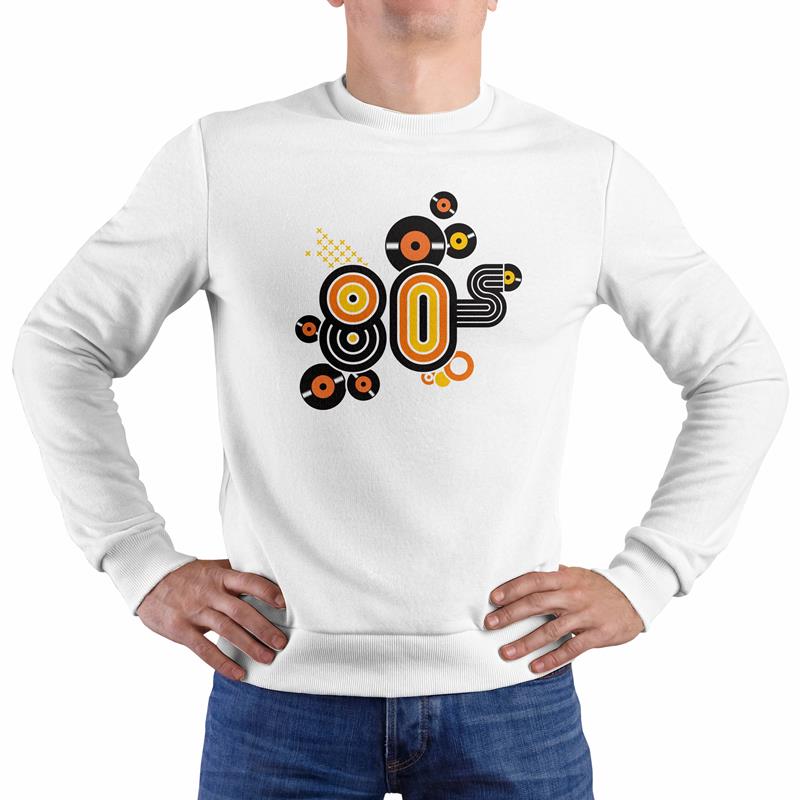 Polera Redondo Disco De Vinilo 80`S (D0002 Boleto.Store)