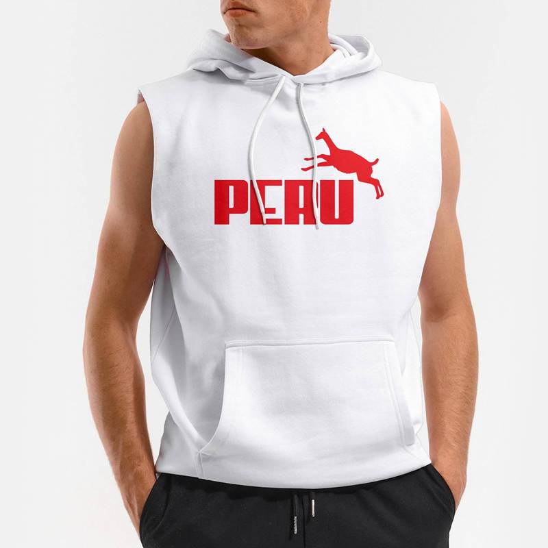 Polera Capucha sin Mangas Estilo Felino (D0006 Boleto.Store)