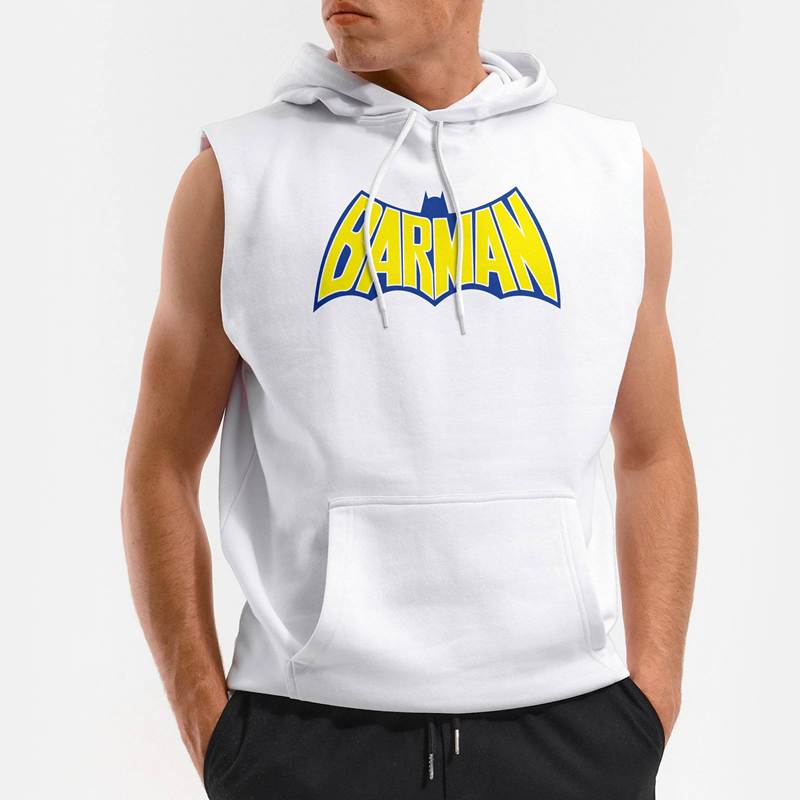 Polera Capucha sin Mangas Barman (D0010 Boleto.Store)