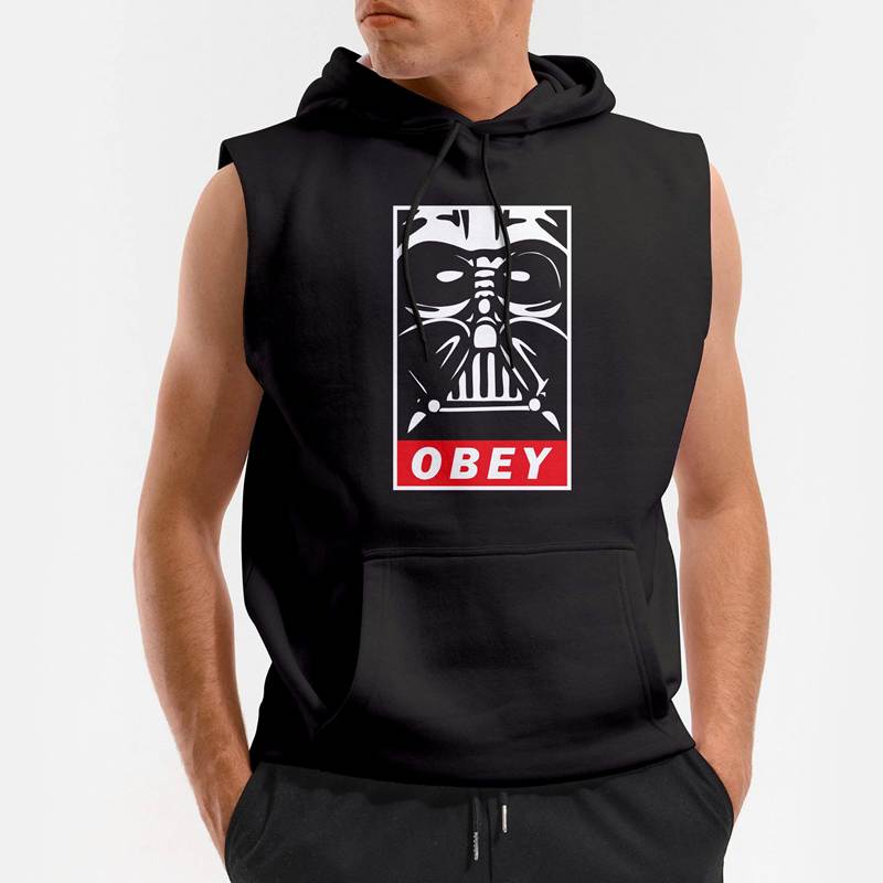 Polera Capucha sin Mangas Obey (D0011 Boleto.Store)